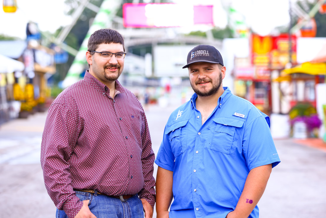 Two brothers at state fair